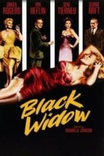 Poster Film Black Widow (1954)