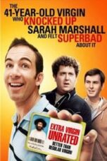 Poster Film The 41YearOld Virgin Who Knocked Up Sarah Marshall and Felt Superbad About It (2010)